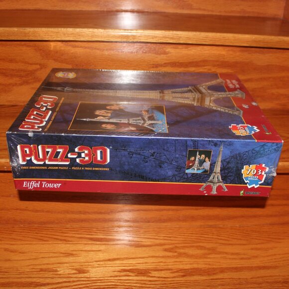 3/$118❤️new sealed 1995 Wrebbit PUZZ 3D Eiffel Tower Paris France puzzle P3D-903 - Picture 5 of 7